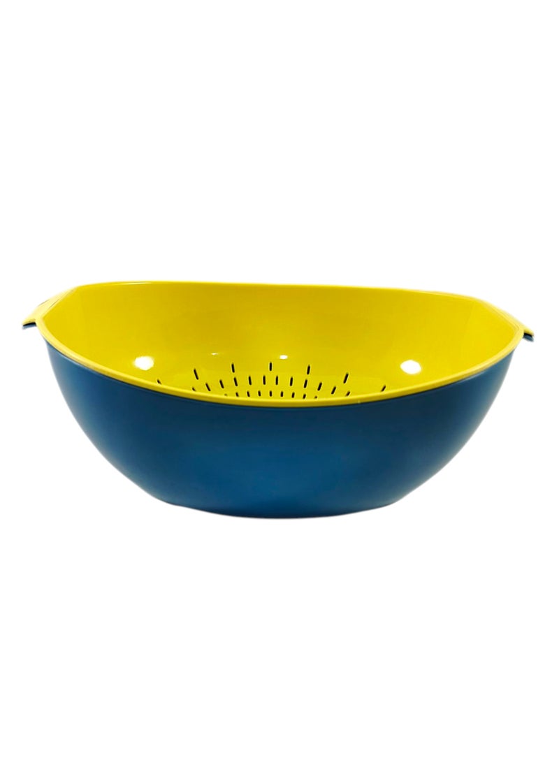 Khurshid Plastics Rocka Oval Plastic Strainer from Khorshid Plast Plastic -Yellowish - Image 2